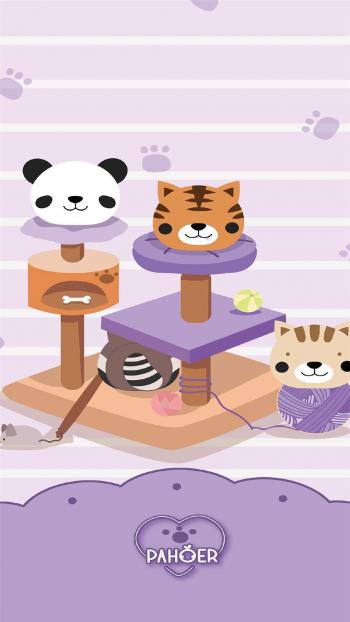 2019猪年可爱卡通小猪图片手机壁纸第3张