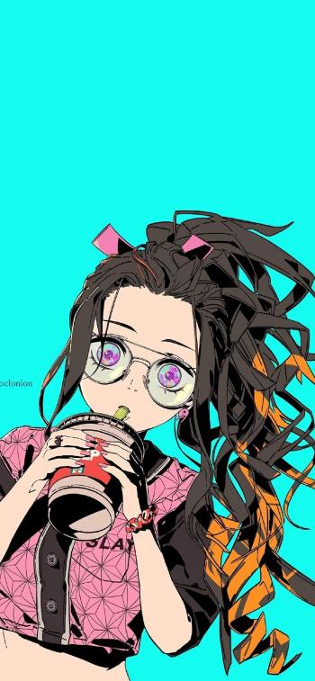二次元动漫人物手绘插画手机壁纸第5张