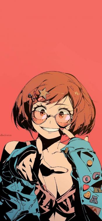 二次元动漫人物手绘插画手机壁纸第6张