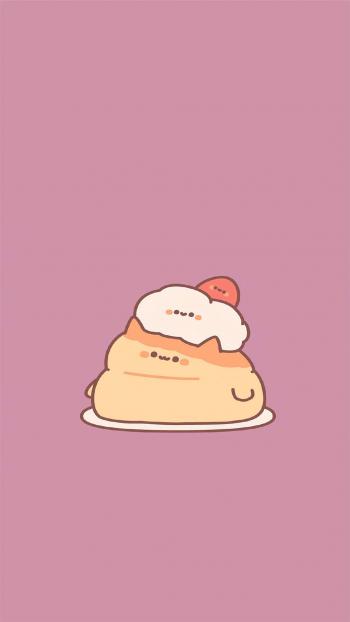 可爱卡通创意美食高清手机壁纸第3张