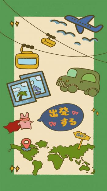 二次元动漫人物手绘插画手机壁纸第4张