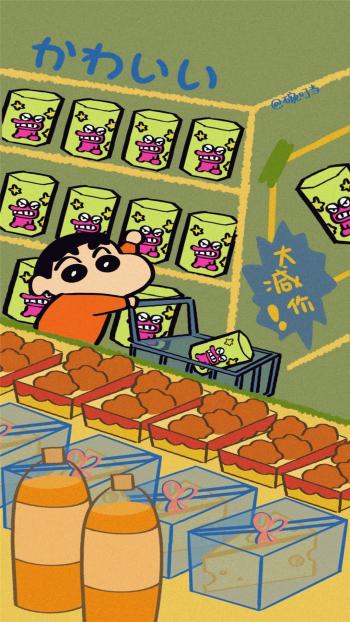 二次元动漫人物手绘插画手机壁纸第5张