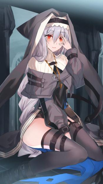 萌系俏皮动漫美女手机壁纸第2张