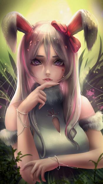 性感动漫同人美女手机壁纸第5张