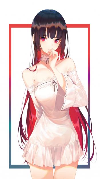 动漫性感小短裙美女手机壁纸第1张
