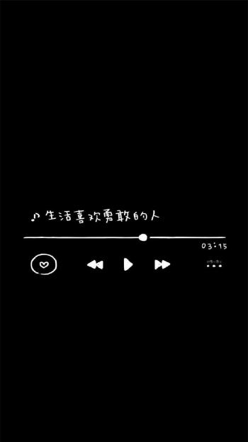 创意黑白文字控高清手机壁纸第5张