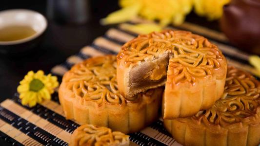 中秋节美味月饼图片桌面壁纸第6张