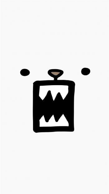 海贼王创意极简动漫表情高清手机壁纸第3张