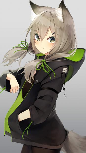 治愈系软萌动漫美女手机壁纸第0张