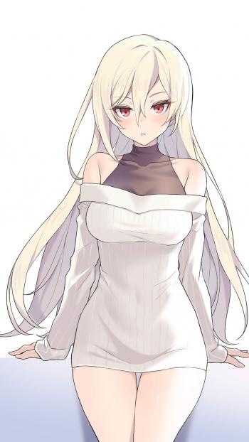治愈系软萌动漫美女手机壁纸第2张