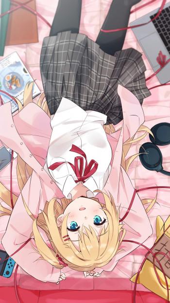 hololive二次元萌娘手机壁纸第6张