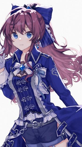 日系动漫美女性感手机壁纸第1张