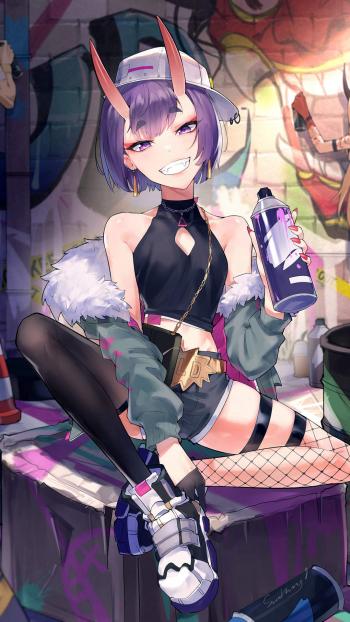日系动漫美女性感手机壁纸第2张