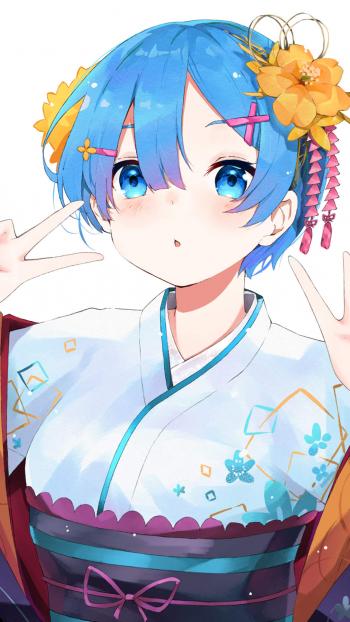 治愈系软萌动漫美女手机壁纸第2张