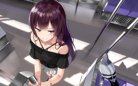 日系动漫美女性感手机壁纸第2张