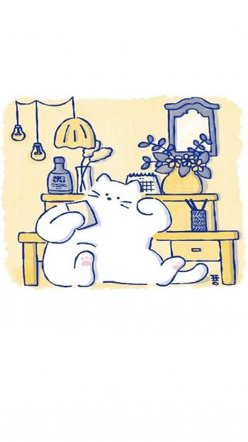 2019猪年可爱卡通小猪图片手机壁纸第5张