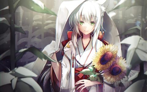 日系动漫美女性感手机壁纸第2张