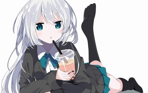 日系动漫美女性感手机壁纸第3张