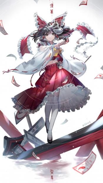 清爽短发美女手机壁纸图片第6张