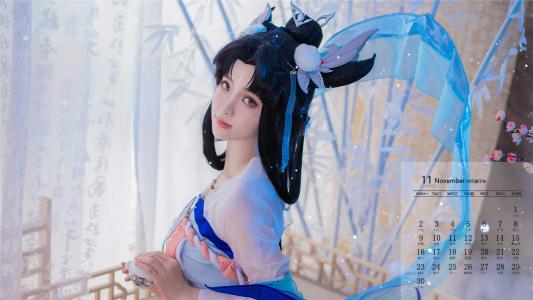 王者荣耀露娜紫霞仙子cosplay绝美写真高清图片第4张
