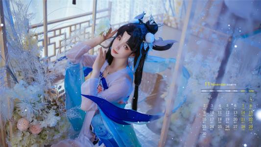 王者荣耀露娜紫霞仙子cosplay绝美写真高清图片第5张