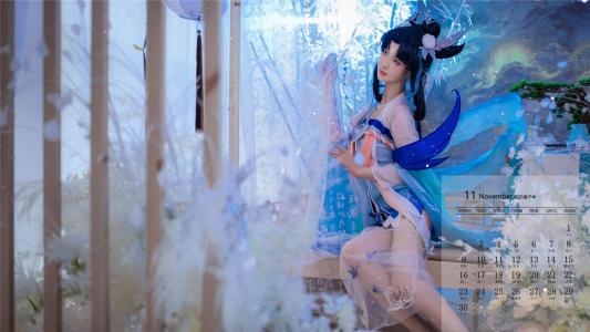 王者荣耀露娜紫霞仙子cosplay绝美写真高清图片第6张