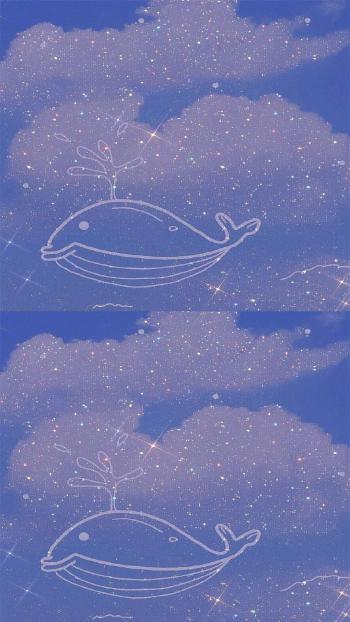 可爱云朵手绘插画高清手机壁纸第4张