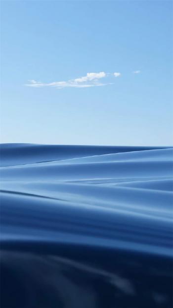 蓝色大海小清新高清手机壁纸第1张