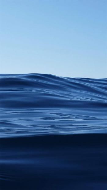 蓝色大海小清新高清手机壁纸第3张