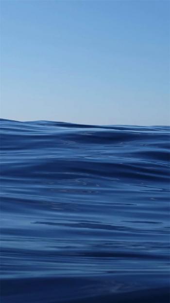 蓝色大海小清新高清手机壁纸第4张
