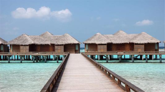 最新旅游电脑pc端梦幻马尔代夫满月岛高清桌面壁纸第6张