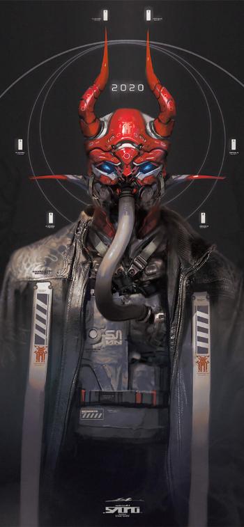 个性神魔鬼怪插画高清手机壁纸第1张
