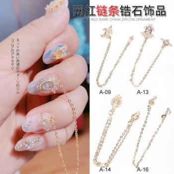 透粉色美甲图片 透粉美甲图片大全第4张