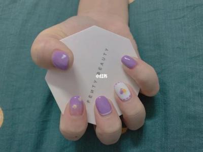 香芋紫美甲香芋紫美甲图片款式第5张