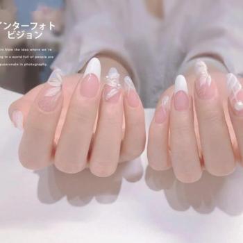 白美甲图片 _ 第(18)张