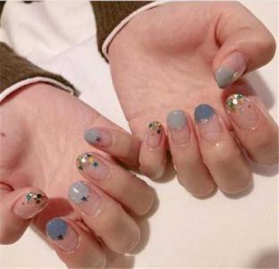 半甲美甲 美甲图片半甲简单图片第0张