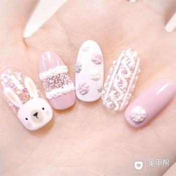 白美甲图片 _ 第(11)张