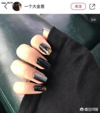 黑美甲图片 _ 第(17)张