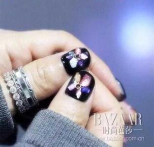 蓝美甲图片 _ 第(13)张