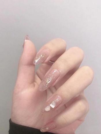 温柔美甲图片大全 温柔纯色美甲图片大全第0张