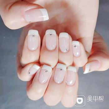白美甲图片 _ 第(13)张