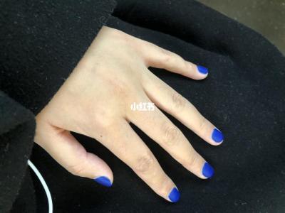 蓝美甲图片 _ 第(19)张