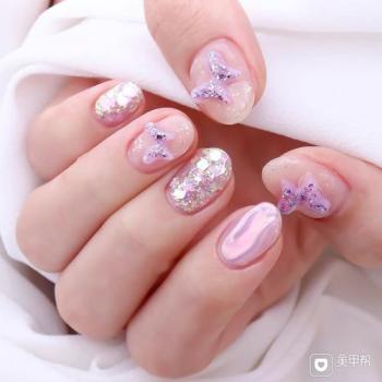 灰美甲图片 _ 第(17)张