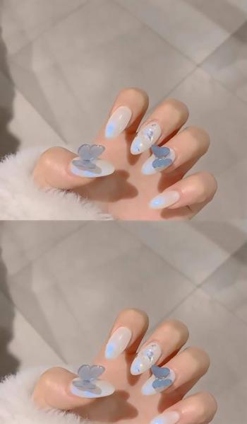 灰美甲图片 _ 第(19)张