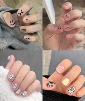 美甲短指甲 美甲短指甲图片新款第5张