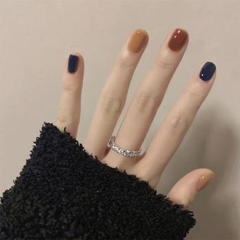 白色法式美甲图片最新 乳白色法式美甲图片第2张