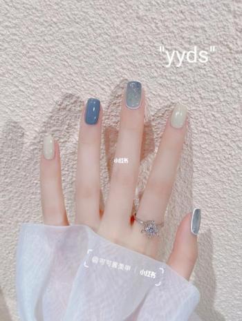 手黑适合什么颜色的美甲 适合手黑的纯色美甲图片第5张