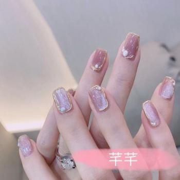 美甲图片车厘子色款式 车厘子美甲图片新款搭配第6张