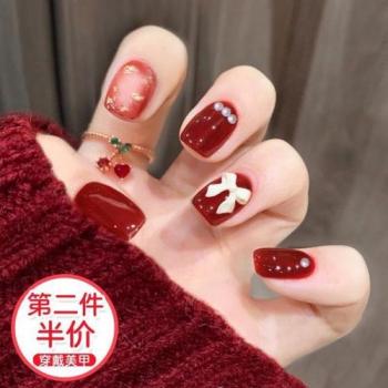 红美甲图片 _ 第(18)张