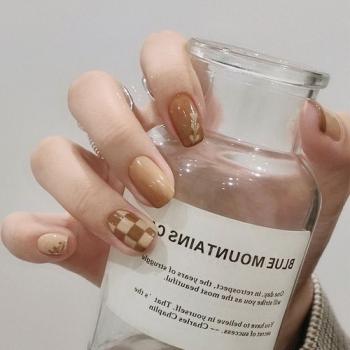 橙美甲图片 _ 第(8)张